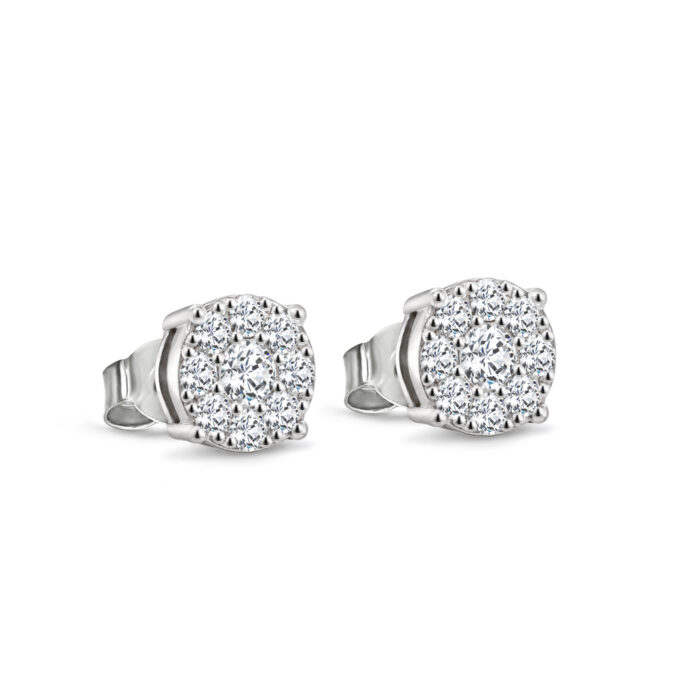 Sterling Silver CZ Pendant and Chain - Image 2
