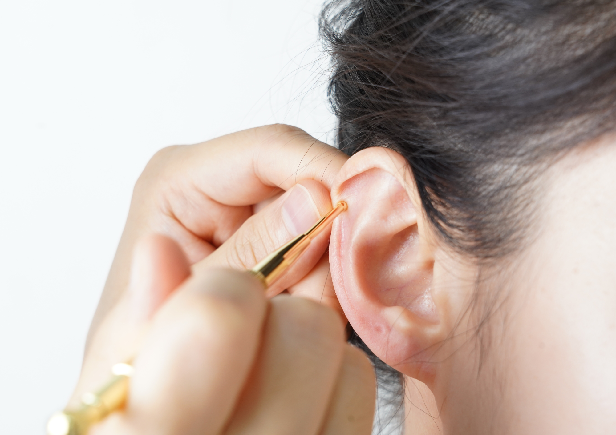 Ear piercing at Sophia Jewellers in Stanmore